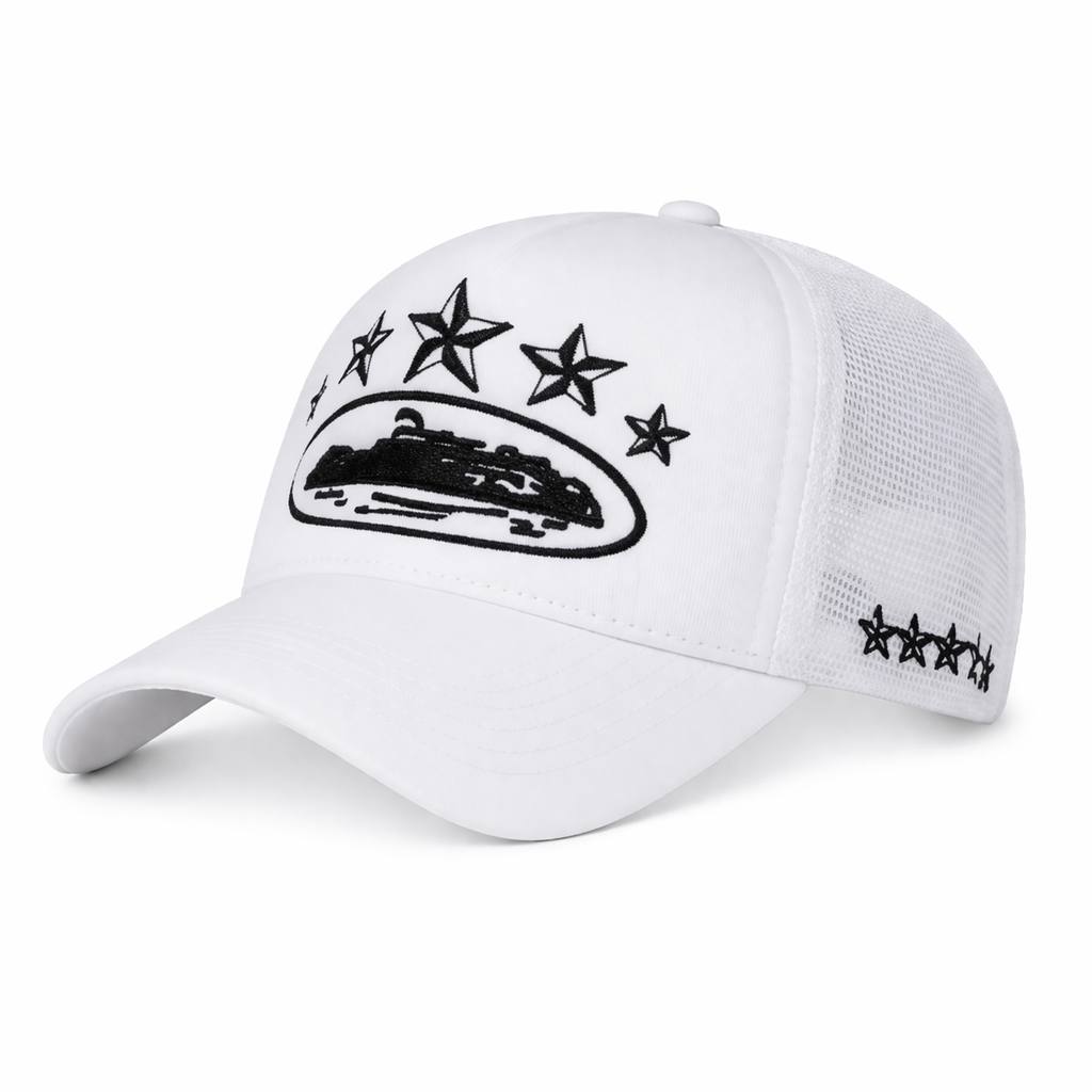 Corteiz Cap White